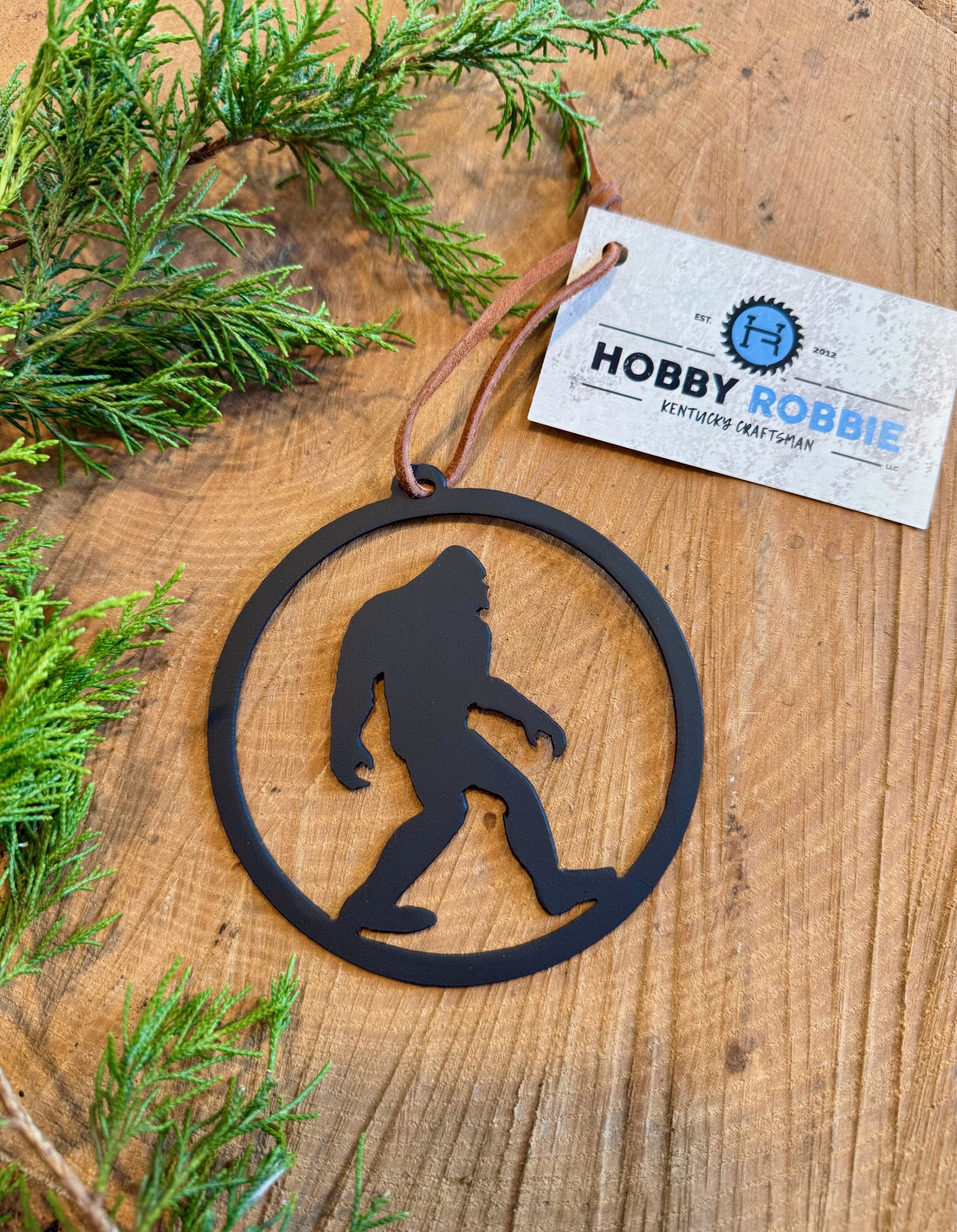 Big Foot Circle Ornament
